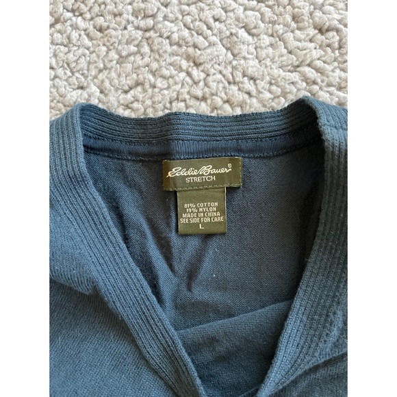 Eddie Bauer Large Navy Blue Sleeveless Top. - Picture 4 of 5